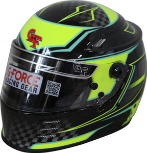 G-Force HELMET REVO GRAPHICS XLG YELLOW SA2020 13005XLGYL