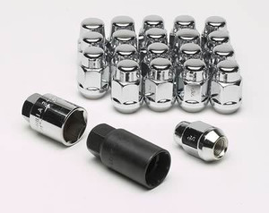 Gorilla Lug Nut and Lock System 1/2in Acorn Bulge Chrome 91783