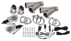 Hooker Exhaust Electric Cut-Out Kit - Dual 2.5in 11051HKR