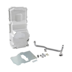 Holley 5.6qt Cast Alm Oil Pan Kit GM LS Engine Swap 302-5
