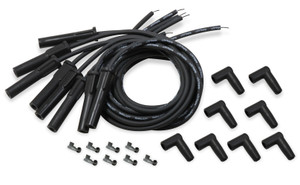 Holley Spark Plug Wire Set Univ GM LS Cut to Fit - Black 561-113