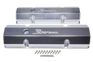 Holley Sniper Fabricated Valve Covers  SBC Tall 890010