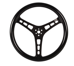 Joes Racing Products Steering Wheel 15in Blk Dished Rubber Coated 13515-CB Joes Racing Products Steering Wheel 15in Blk Dished Rubber Coated 13515-CB