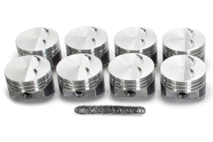 Kb Performance Pistons SBC Flat Top Piston Set 4.000 Bore -7cc KB120.STD