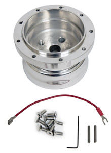 Lecarra Steering Wheels Steering Wheel Adapter Billet Aluminum BA-22455 Lecarra Steering Wheels Steering Wheel Adapter Billet Aluminum BA-22455
