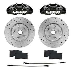 Leed Brakes 64-67 Mustang Brake Caliper/Pad/Rotor Kit BCC0005RKX