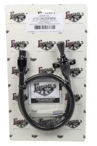 Lokar DIPSTICK TRANS AOD FIREW ALL MOUNT BLACK SS HOUSI XTD-3AODFM36