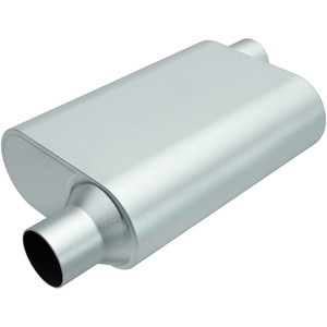 Magnaflow Perf Exhaust Rumble Aluminizd Muffler 3in Offset In/Out R23043 Magnaflow Perf Exhaust Rumble Aluminizd Muffler 3in Offset In/Out R23043