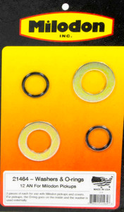 Milodon -12an Large Washers & O-Rings (2-Each) 21464