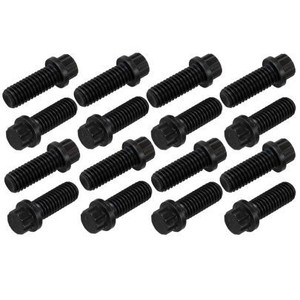 Moroso Exhaust Header Bolt Kit 12pt  3/8-16 x 1.00 16pk 38713
