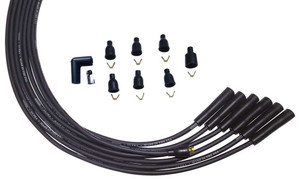 Moroso Ultra Plug Wire Set Universal 6-Cyl Black 51003