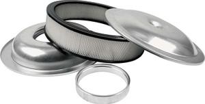 Allstar Performance LW 14in A/C Kit Plain 3-1/2in Paper Element ALL25912