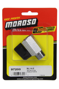 Moroso Ball Valve 3/8npt Male to 3/8npt Female 97200