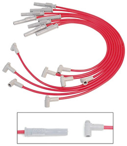 Msd Ignition 8.5MM Spark Plug Wire Set - Red 35389