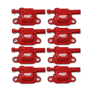Msd Ignition Coil Red Square GM V8 2014-Up 8pk 82668