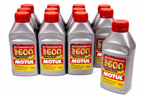 Motul Usa RBF Brake Fluid 600 Degr ee case/12-1/2 Liter 100949