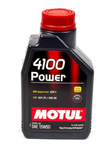 Motul Usa 4100 Power 15W50 Oil 1 Liter MTL102773