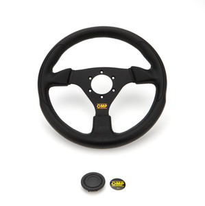 Omp Racing, Inc. Racing GP Steering Wheel 3 Spoke 330mm Black OD0-1981-071 Omp Racing, Inc. Racing GP Steering Wheel 3 Spoke 330mm Black OD0-1981-071