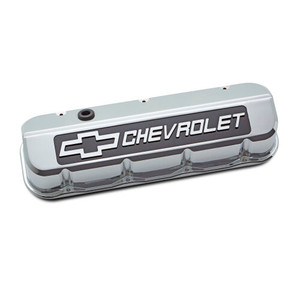 Proform Slant Edge Valve Covers BBC Chrome 141-879