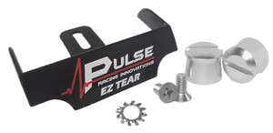 Pulse Racing Innovations EZ Tear Black w/ Silver Tear Off Post EZTS102BKP Pulse Racing Innovations EZ Tear Black w/ Silver Tear Off Post EZTS102BKP