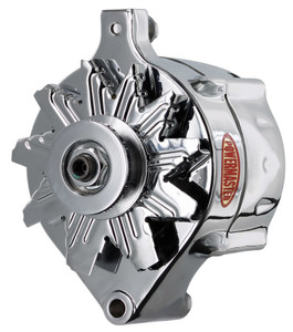 Powermaster Alternator Ford 100A Upgrade w/1V Pulley Chrm 8-37101