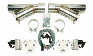 Pypes Performance Exhaust Dual Electric Exhaust Cutout 3in w/Y-Pipes HVE10K3 Pypes Performance Exhaust Dual Electric Exhaust Cutout 3in w/Y-Pipes HVE10K3