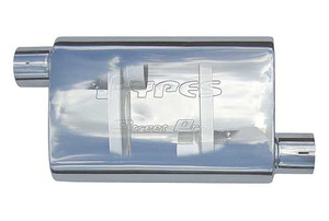 Pypes Performance Exhaust Street Muffler 2.5in Offset/Center Each MVS13 Pypes Performance Exhaust Street Muffler 2.5in Offset/Center Each MVS13