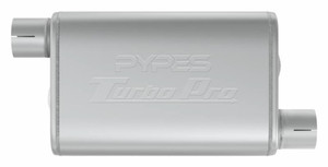 Pypes Performance Exhaust Turbo Pro Muffler 3.0in Offset In/Out MVT16