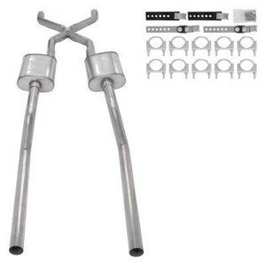 Pypes Performance Exhaust 55-59 GM 2WD Truck 2.5in Crossmember Back Exhaust SGT77 Pypes Performance Exhaust 55-59 GM 2WD Truck 2.5in Crossmember Back Exhaust SGT77