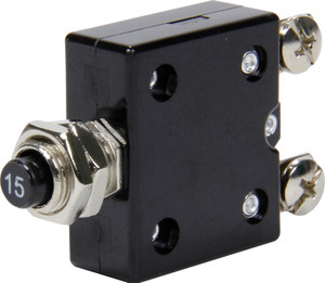 Quickcar Racing Products 15 Amp Resettable Circuit Breaker 50-9715 Quickcar Racing Products 15 Amp Resettable Circuit Breaker 50-9715