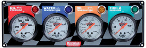 Quickcar Racing Products 4 Gauge Panel OP/WT/OT/ FP 61-6021 Quickcar Racing Products 4 Gauge Panel OP/WT/OT/ FP 61-6021