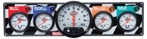 Quickcar Racing Products 4 Gauge Panel W/ 5in Tach 61-6051 Quickcar Racing Products 4 Gauge Panel W/ 5in Tach 61-6051