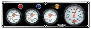 Quickcar Racing Products 3-1 Gauge Panel OP/WT/OT w/3-3/8in Tach Black 61-67413 Quickcar Racing Products 3-1 Gauge Panel OP/WT/OT w/3-3/8in Tach Black 61-67413