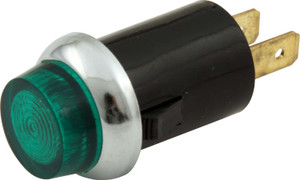 Quickcar Racing Products Warning Light 3/4 Green Carded 61-709 Quickcar Racing Products Warning Light 3/4 Green Carded 61-709