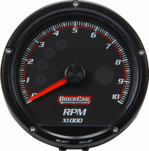 Quickcar Racing Products Redline Multi-Recall Tach Black 63-002