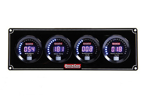 Quickcar Racing Products Digital 4-Gauge Panel OP/WT/FP/WP 67-4026