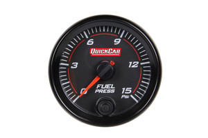 Quickcar Racing Products Redline Gauge Fuel Pressure 69-000 Quickcar Racing Products Redline Gauge Fuel Pressure 69-000