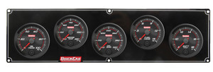 Quickcar Racing Products Redline 5 Gauge Panel OP/WT/OT/FP/VOLT 69-5037 Quickcar Racing Products Redline 5 Gauge Panel OP/WT/OT/FP/VOLT 69-5037