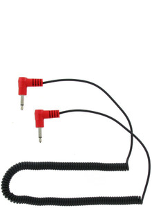 Racing Electronics Adapter Cable 1/8in Male 1/8in Male Coiled RE-18 Racing Electronics Adapter Cable 1/8in Male 1/8in Male Coiled RE-18