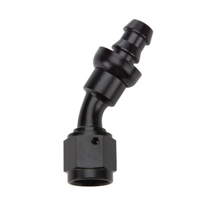 Allstar Performance Pushlock Hose End Black 30 Deg Elbow -10 ALL49424 Allstar Performance Pushlock Hose End Black 30 Deg Elbow -10 ALL49424