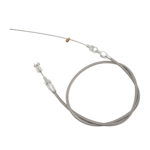 Racing Power Co-Packaged 48in Universal EFI Throttle Cable Stainless R2344 Racing Power Co-Packaged 48in Universal EFI Throttle Cable Stainless R2344