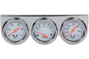 Racing Power Co-Packaged Oil/Voltage/Temp Gauge Kit R5753