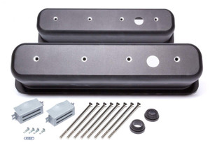 Racing Power Co-Packaged Black Aluminum SBC Valve Covers Center Bolt R6146-1BK Racing Power Co-Packaged Black Aluminum SBC Valve Covers Center Bolt R6146-1BK
