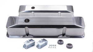 Racing Power Co-Packaged SBC Alum Recessed Tall V/C Milled Polished R6154
