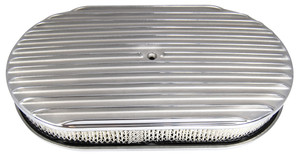 Racing Power Co-Packaged Pol Alum 15X2 All Finned Air Cleaner Kit Paper R6318