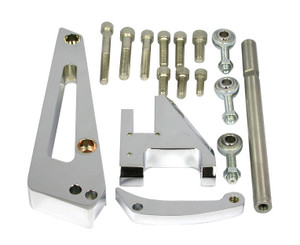 Racing Power Co-Packaged Chrome Alum BBC Alterna tor Bracket SWP R6411 Racing Power Co-Packaged Chrome Alum BBC Alterna tor Bracket SWP R6411