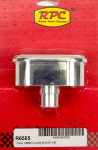 Racing Power Co-Packaged Alum Finned V/C Breather Polished R6505 Racing Power Co-Packaged Alum Finned V/C Breather Polished R6505