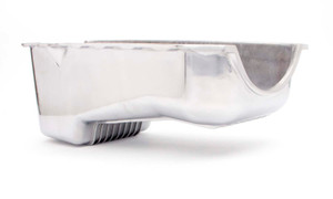 Racing Power Co-Packaged 80-85 SBC Alum Stock Oil Pan Polished R8443