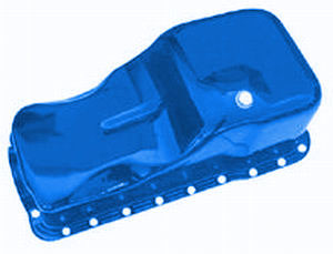 Racing Power Co-Packaged 1965-87 Ford 260-302 Oil Pan Blue R9078P Racing Power Co-Packaged 1965-87 Ford 260-302 Oil Pan Blue R9078P