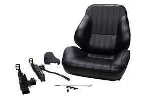 Scat Enterprises Rally Low Back Seat - RH - Black Vinyl 80-1050-51R Scat Enterprises Rally Low Back Seat - RH - Black Vinyl 80-1050-51R